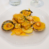 Restaurante Sargo Madrid - Corvina con salsa de marisco